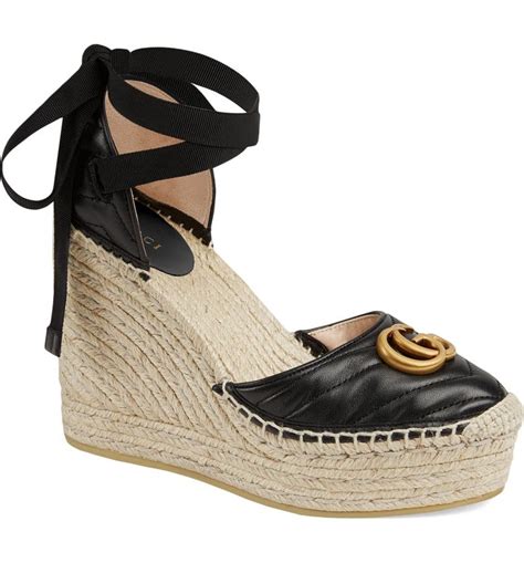 gucci espadrilles wedges